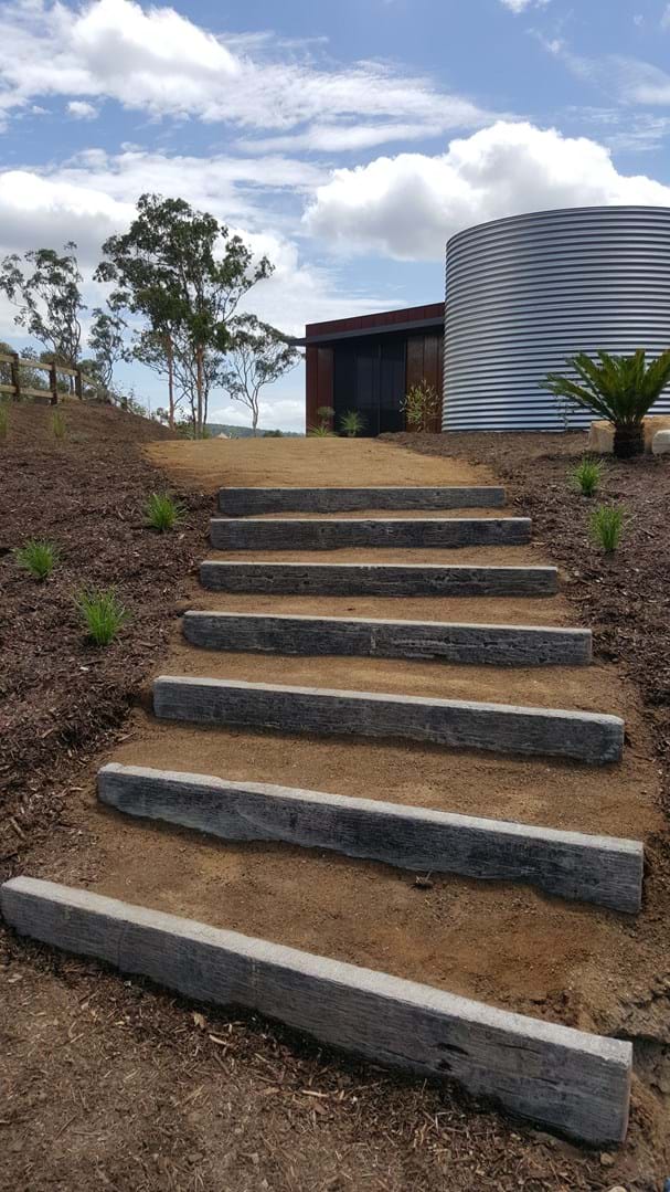 Timber Sleeper Steppers